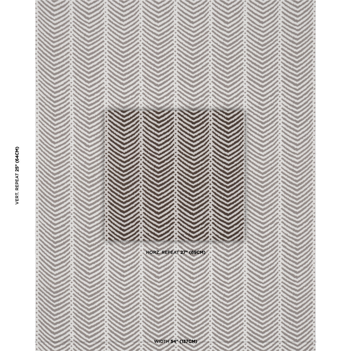 La Jolla Indoor/Outdoor fabric in brown color - pattern number 182004 - by Schumacher in the Perennial Favorites collection