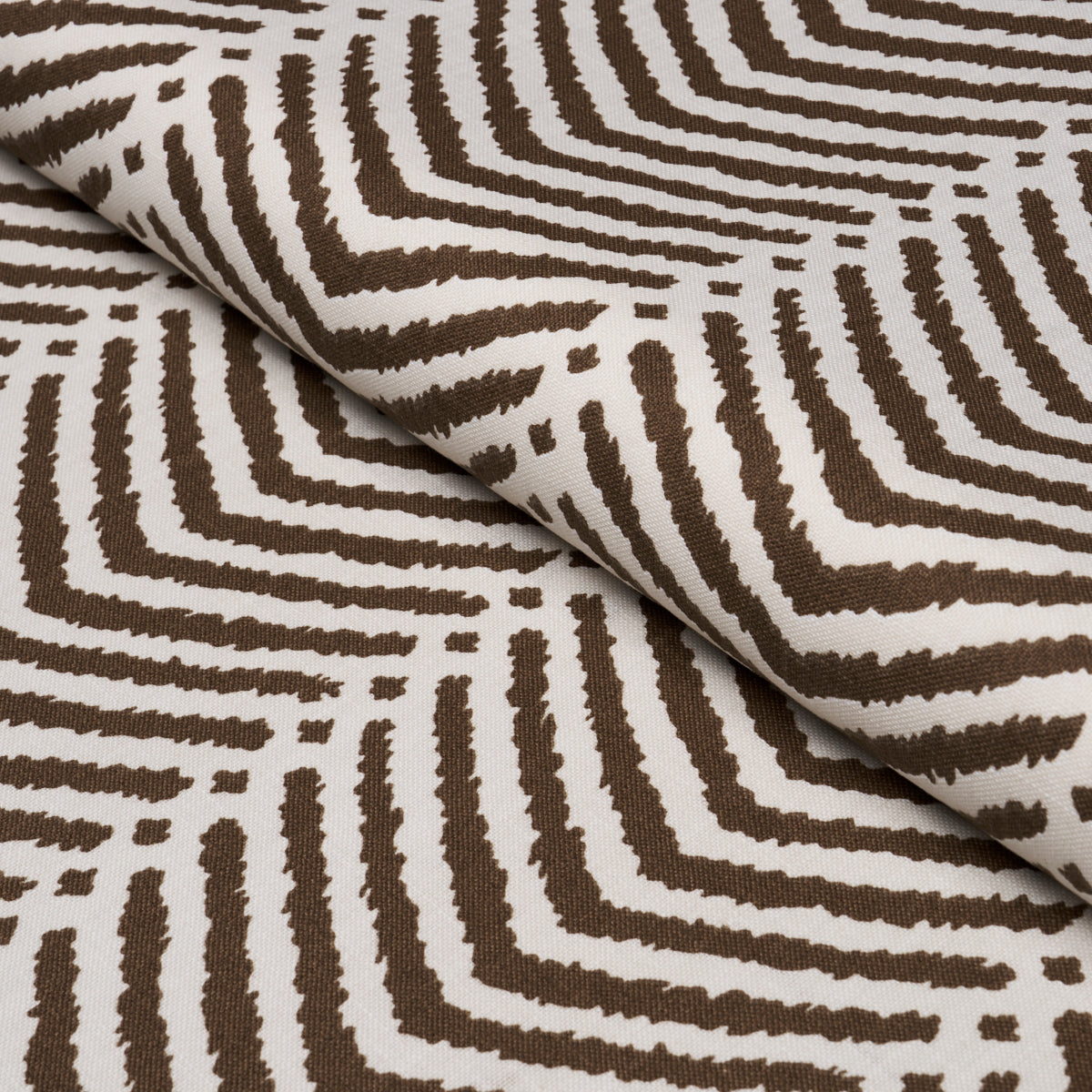 La Jolla Indoor/Outdoor fabric in brown color - pattern number 182004 - by Schumacher in the Perennial Favorites collection