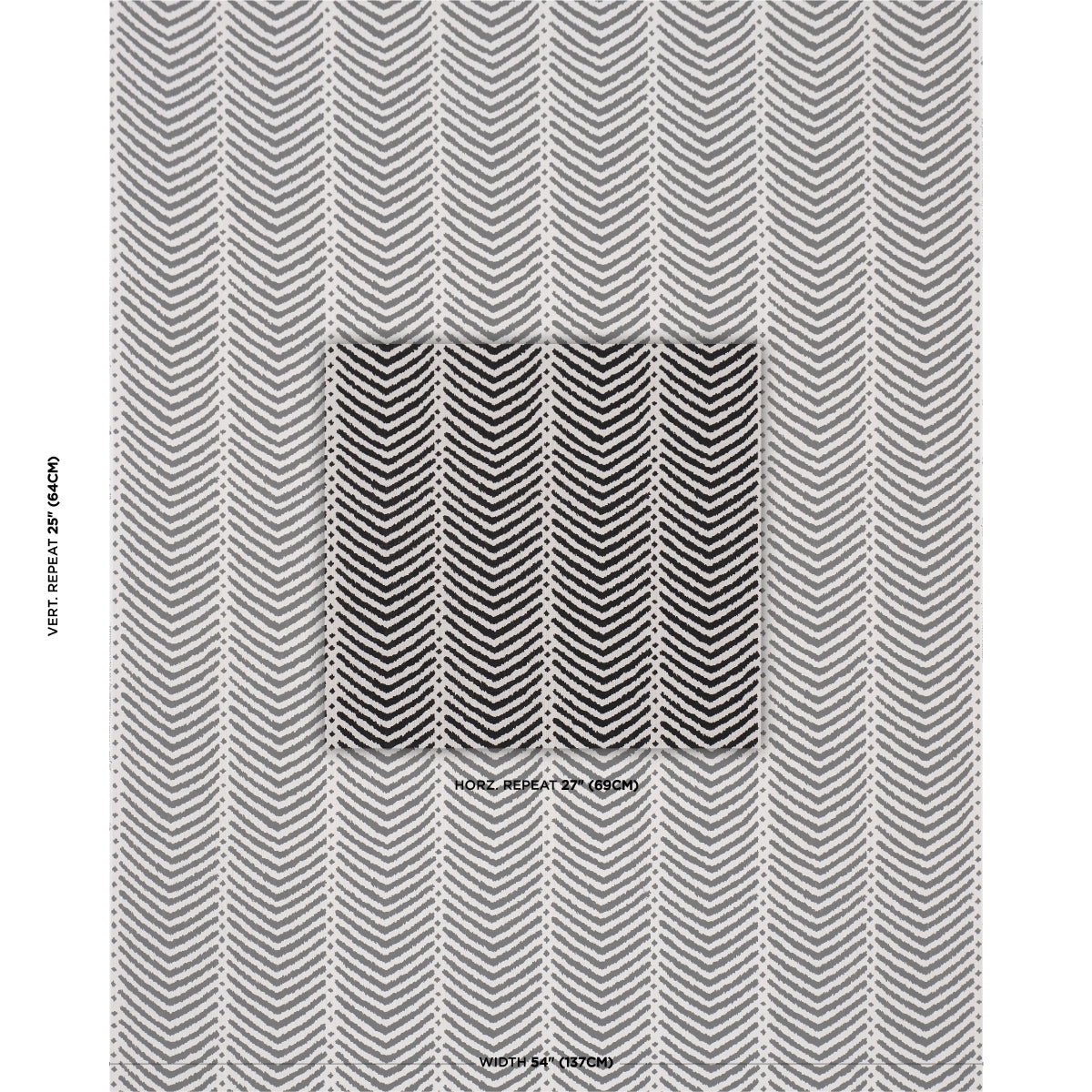 La Jolla Indoor/Outdoor fabric in black color - pattern number 182005 - by Schumacher in the Perennial Favorites collection