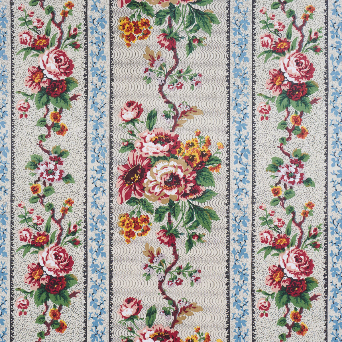 Elizabeth Chintz fabric in rose color - pattern number 182040 - by Schumacher in the Rita Konig collection