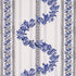 Serena Garland fabric in blue color - pattern number 182070 - by Schumacher in the Rita Konig collection