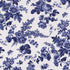 Sibyl Chintz fabric in blue color - pattern number 182082 - by Schumacher in the Rita Konig collection