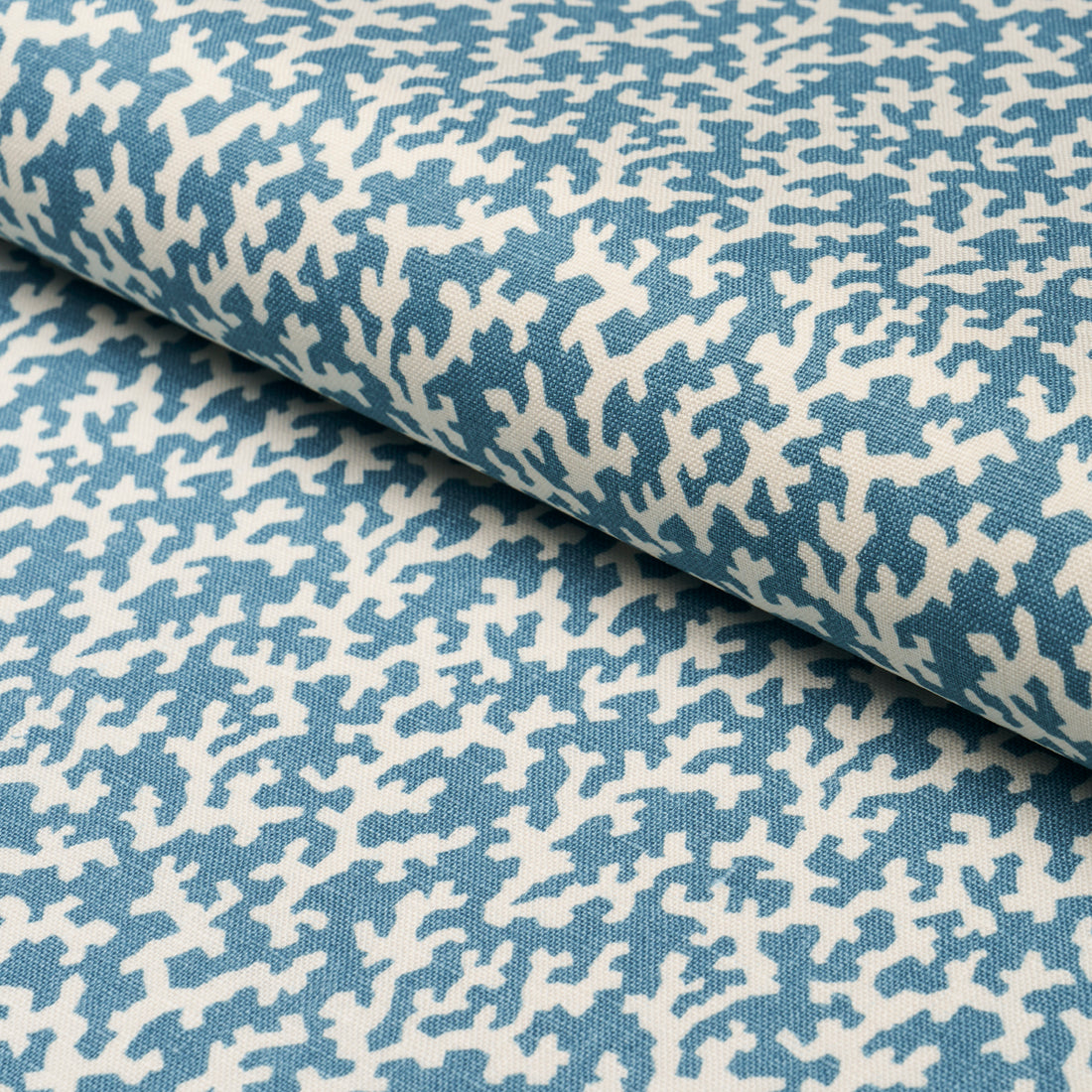 Folly fabric in marine color - pattern number 182091 - by Schumacher in the Veere Grenney collection
