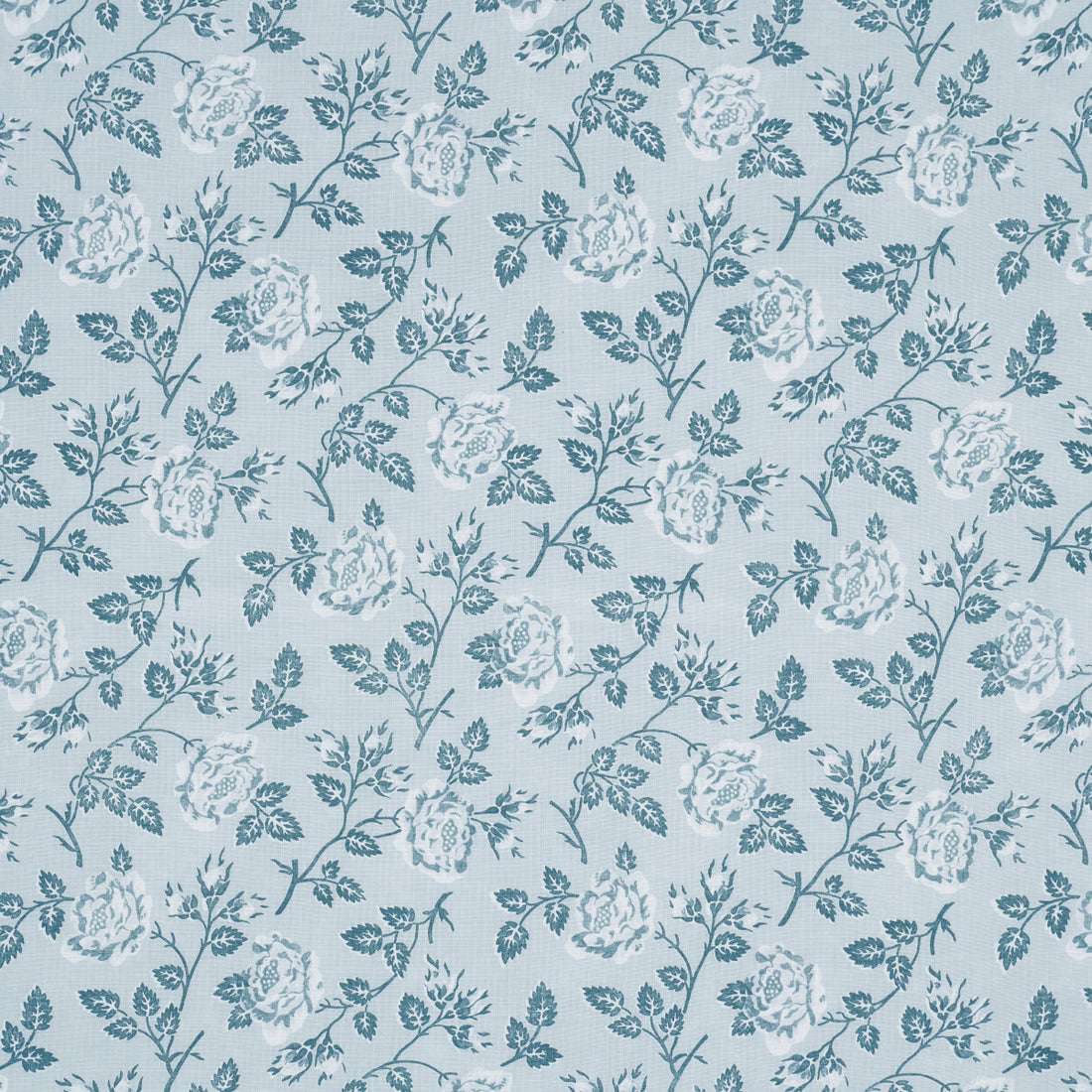 Lavinia fabric in blue color - pattern number 182101 - by Schumacher in the Veere Grenney collection