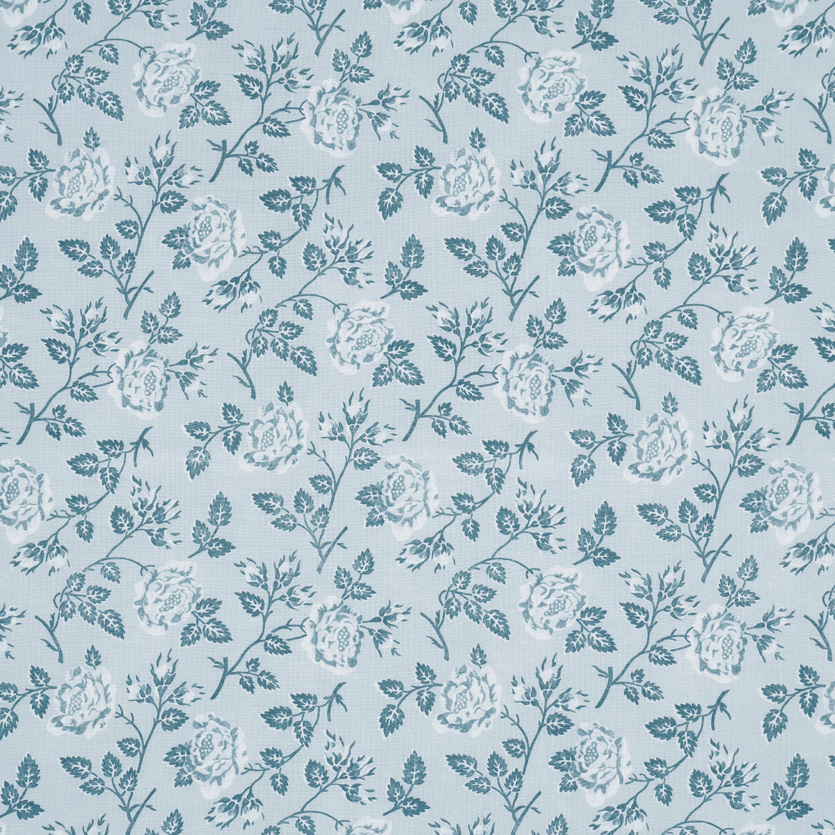 Lavinia fabric in blue color - pattern number 182101 - by Schumacher in the Veere Grenney collection