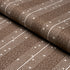 Stella Stripe fabric in brown color - pattern number 182111 - by Schumacher in the Veere Grenney collection
