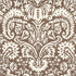 Suffolk Damask fabric in brown color - pattern number 182120 - by Schumacher in the Veere Grenney collection