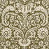 Suffolk Damask fabric in olive color - pattern number 182122 - by Schumacher in the Veere Grenney collection