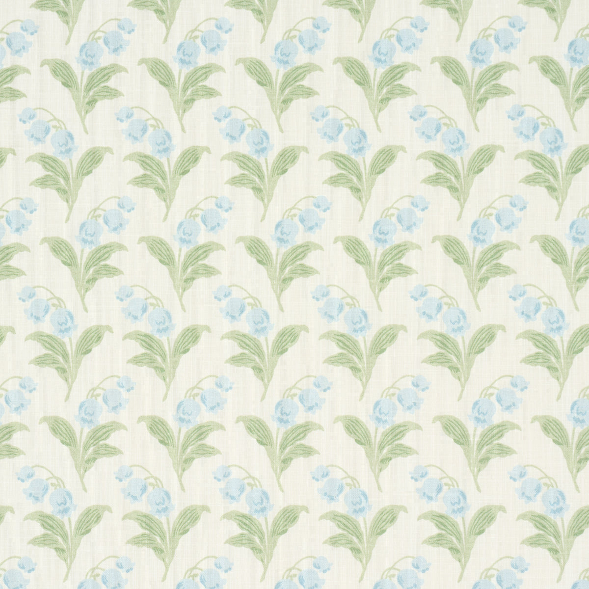 Lily Of The Valley Indoor Outdoor fabric in bluebell color - pattern number 182141 - by Schumacher in the Craft Revival collection