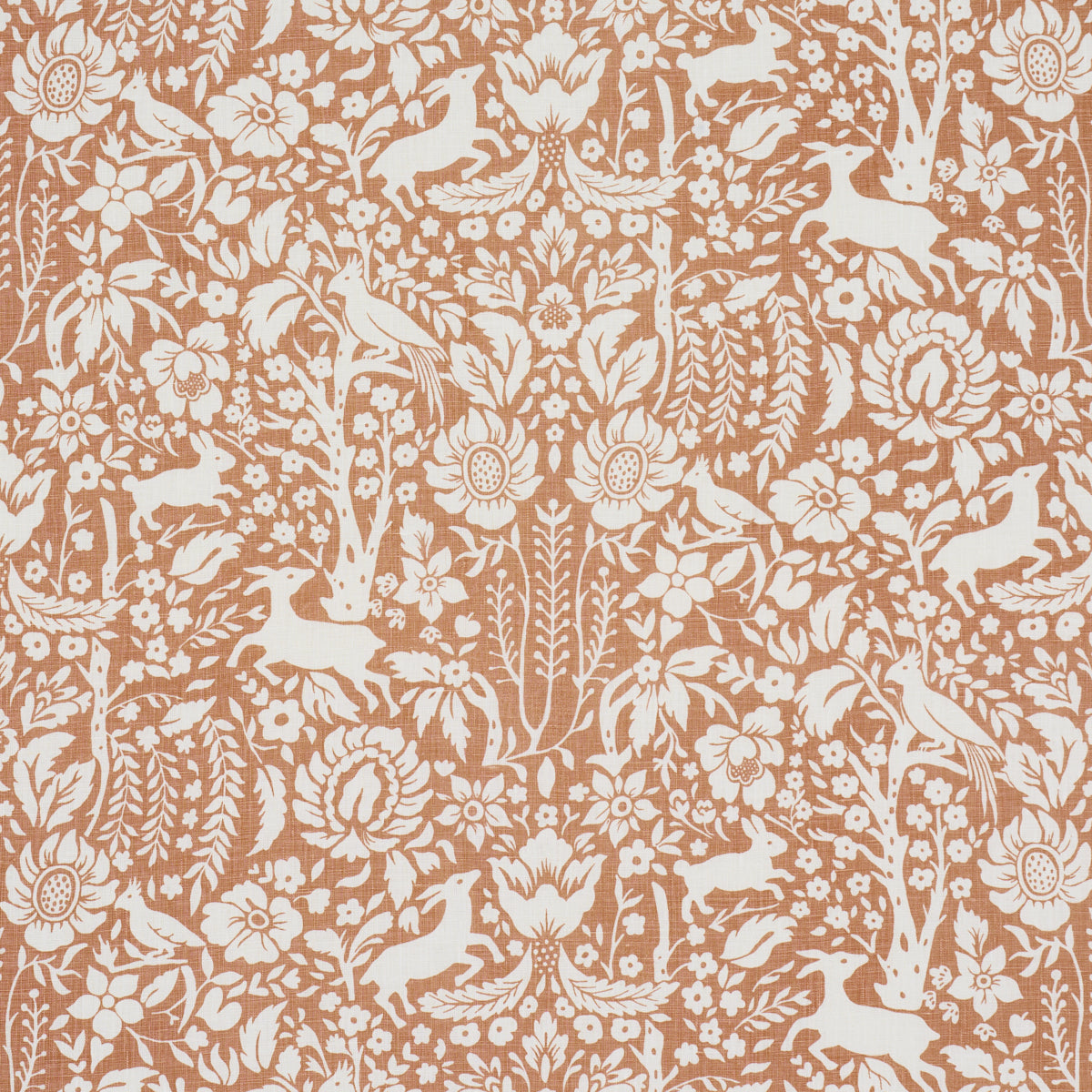 Deerfield fabric in spice color - pattern number 182171 - by Schumacher in the Craft Revival collection