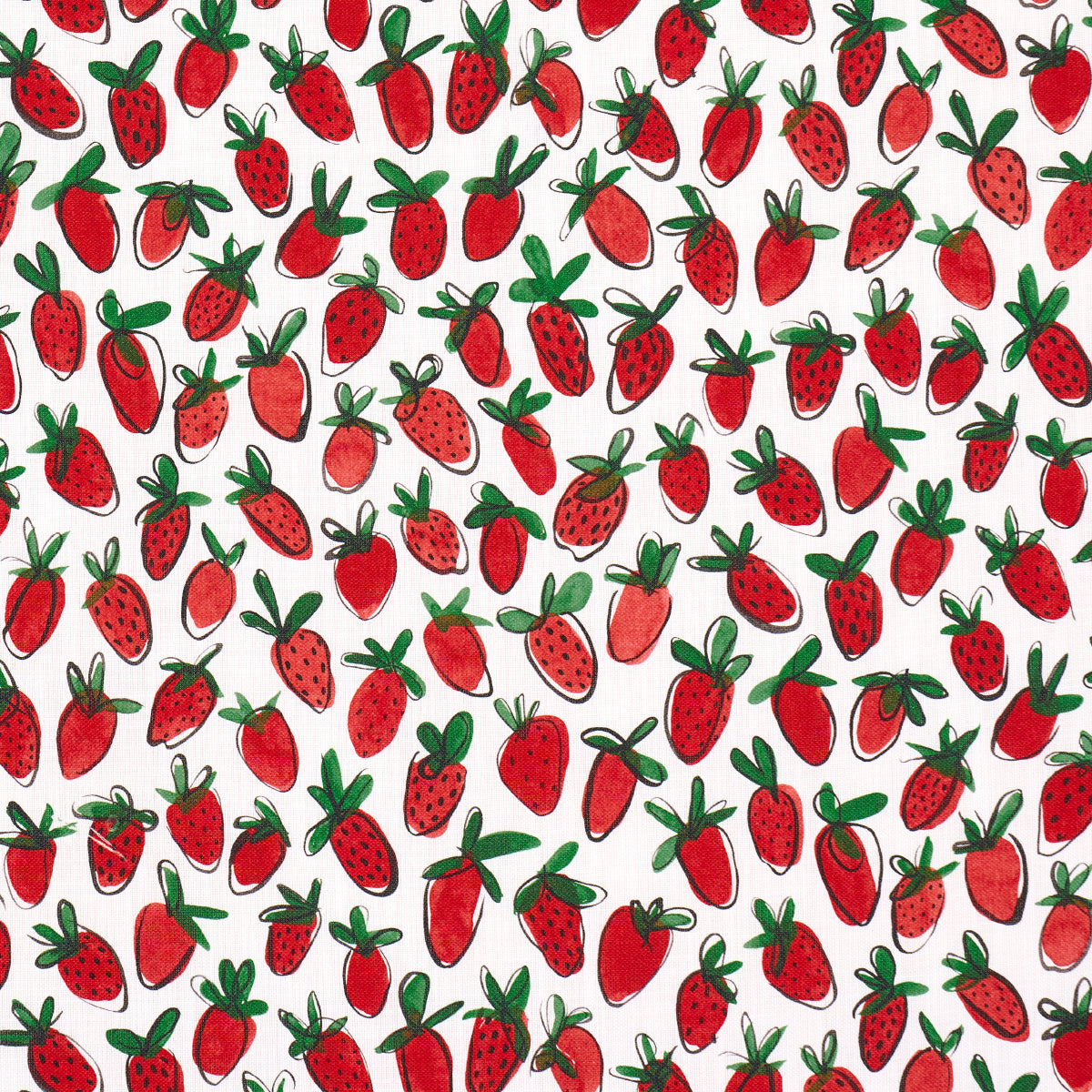 Shortcake Indoor Outdoor fabric in red color - pattern number 182190 - by Schumacher in the Studio Bon collection