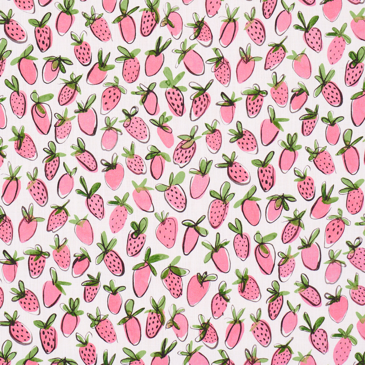 Shortcake Indoor Outdoor fabric in pink color - pattern number 182191 - by Schumacher in the Studio Bon collection