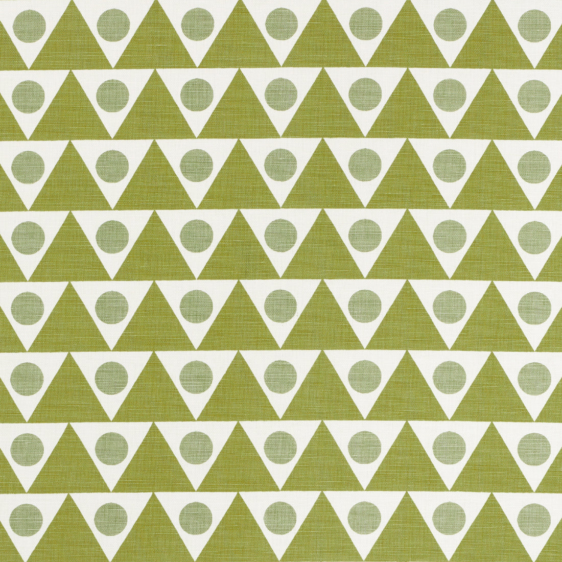 Pennant fabric in green color - pattern number 182221 - by Schumacher in the Studio Bon collection