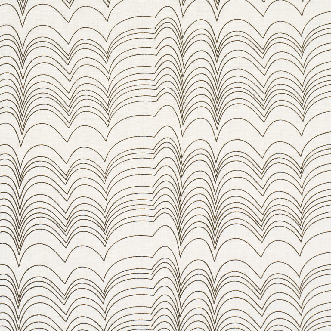 Richter Linen Print fabric in black color - pattern number 182232 - by Schumacher in the Studio Bon collection