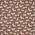 Cottontails fabric in chestnut color - pattern number 182241 - by Schumacher in the A Country Life collection