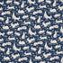 Cottontails fabric in indigo color - pattern number 182242 - by Schumacher in the A Country Life collection