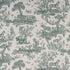 Western Toile fabric in forest color - pattern number 182272 - by Schumacher in the A Country Life collection