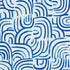 New Beat fabric in bright blue color - pattern number 182360 - by Schumacher in the Backdrop collection