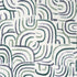 New Beat fabric in blue and green color - pattern number 182361 - by Schumacher in the Backdrop collection