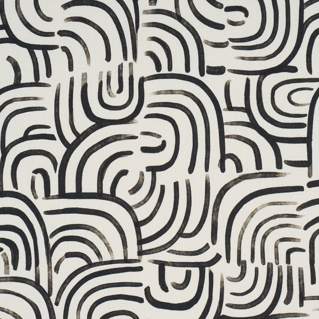 New Beat fabric in carbon color - pattern number 182362 - by Schumacher in the Backdrop collection