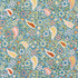 Peggy Paisley fabric in azure color - pattern number 182432 - by Schumacher in the Ashbury collection