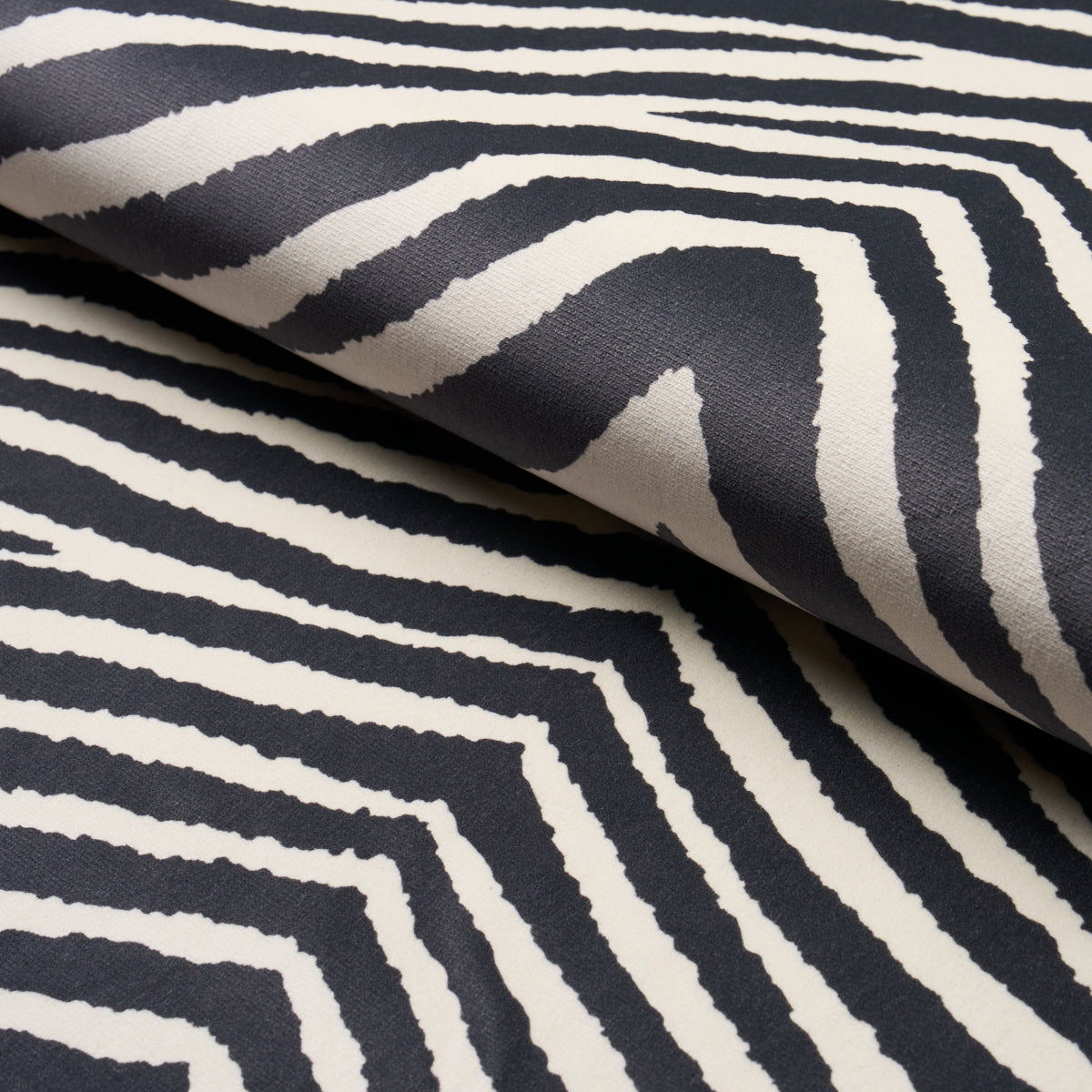 Blixen Velvet fabric in graphite color - pattern number 182440 - by Schumacher in the Cut &amp; Patterned Velvets collection