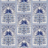 Amazonas Mystique fabric in tropical shades of blue color - pattern number 182571 - by Schumacher in the Johanna Ortiz collection