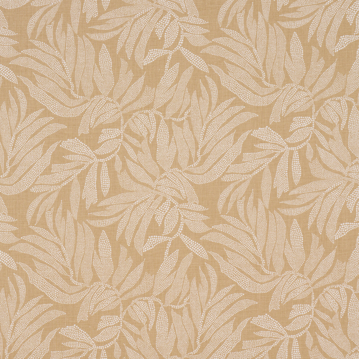 Tayrona Palm Mosaic fabric in playa dorada sand color - pattern number 182591 - by Schumacher in the Johanna Ortiz collection