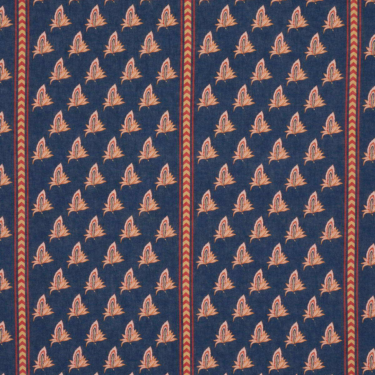 Bangalore Imagination fabric in bleu color - pattern number 182600 - by Schumacher in the Laura Gonzalez collection
