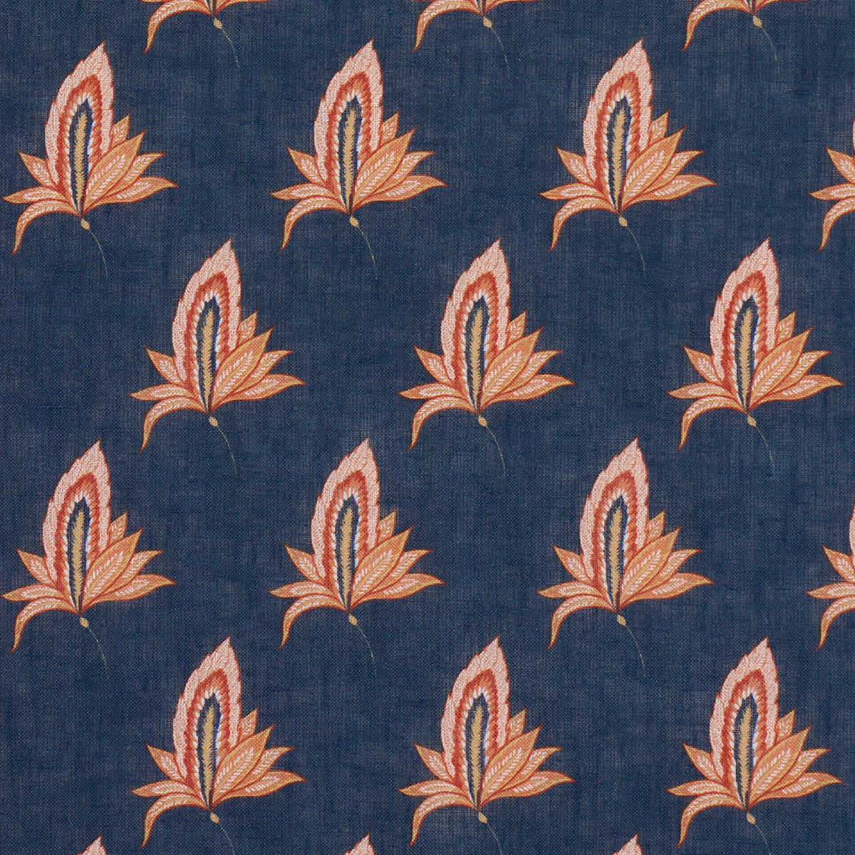 Bangalore Imagination fabric in bleu color - pattern number 182600 - by Schumacher in the Laura Gonzalez collection