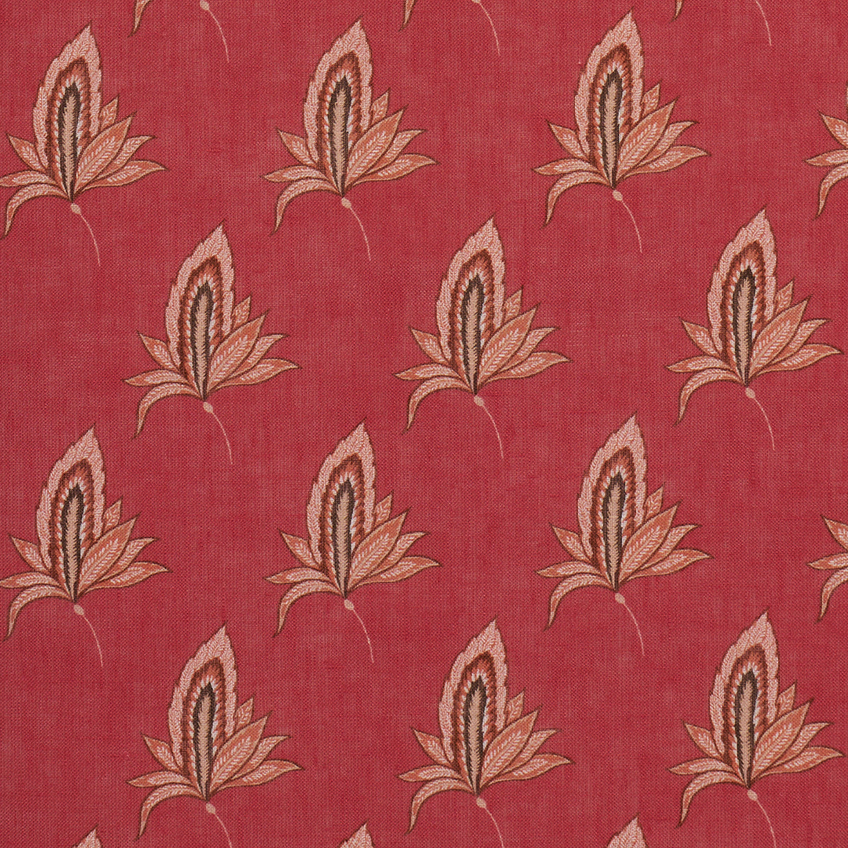 Bangalore Imagination fabric in rouge color - pattern number 182601 - by Schumacher in the Laura Gonzalez collection