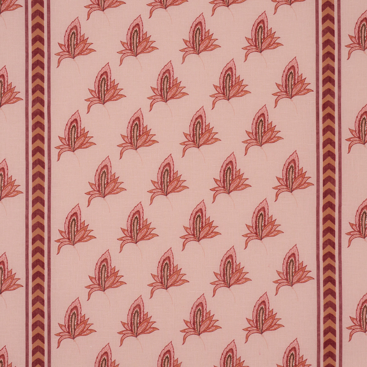 Bangalore Imagination fabric in rose color - pattern number 182602 - by Schumacher in the Laura Gonzalez collection