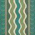 Roman Reverie fabric in teal & leaf color - pattern number 182630 - by Schumacher in the Laura Gonzalez collection