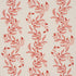 Vagary Vines fabric in coral color - pattern number 182640 - by Schumacher in the Laura Gonzalez collection