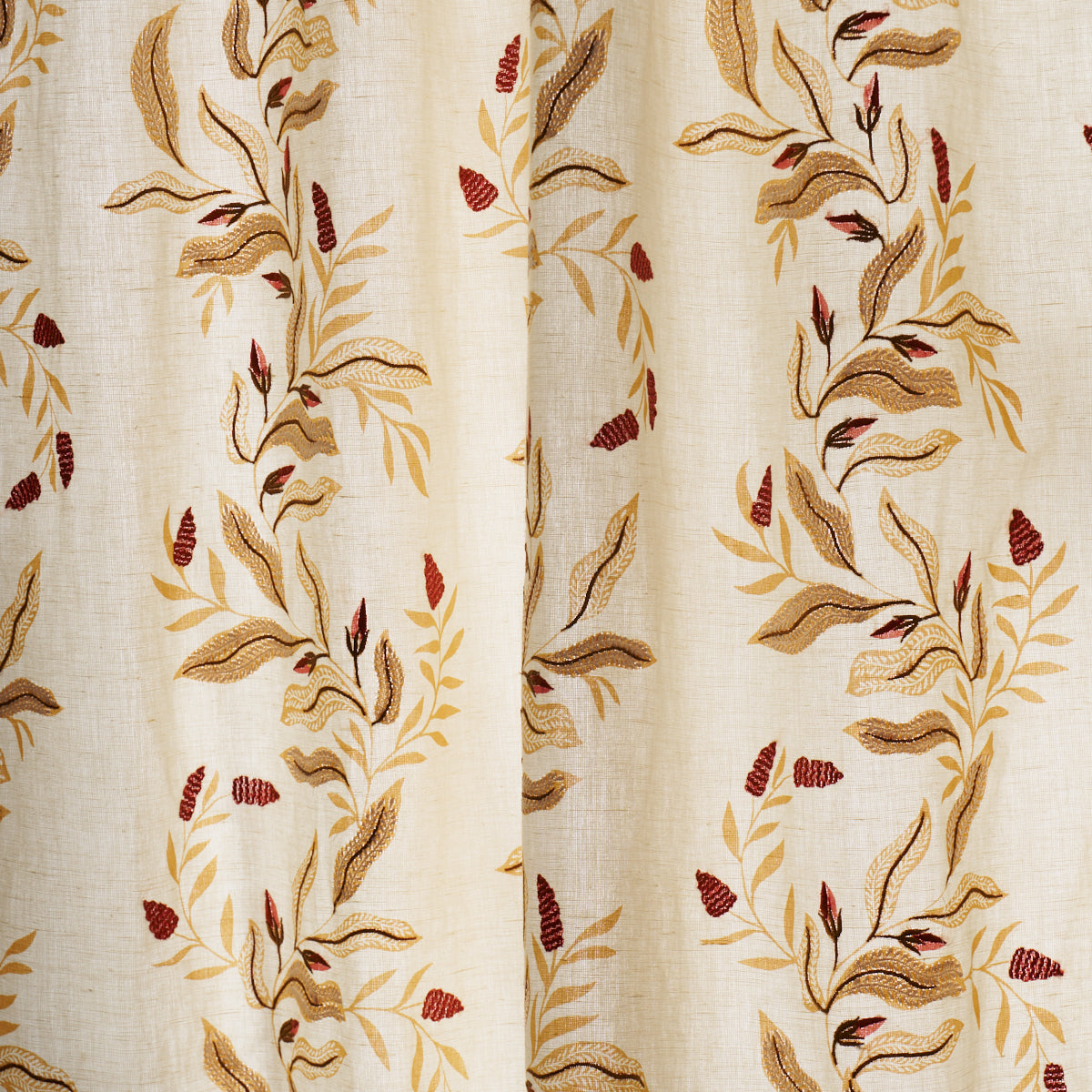 Vagary Vines fabric in honeycomb color - pattern number 182641 - by Schumacher in the Laura Gonzalez collection