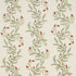 Vagary Vines fabric in watermelon color - pattern number 182642 - by Schumacher in the Laura Gonzalez collection