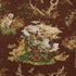 Dog & Duck fabric in brown color - pattern number 182661 - by Schumacher in the A Country Life collection