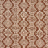 Berkeley Hand Printed Silk fabric in chestnut color - pattern number 182700 - by Schumacher in the Williamsburg collection