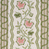 Parvati Floral Stripe fabric in petal color - pattern number 182711 - by Schumacher in the Williamsburg collection