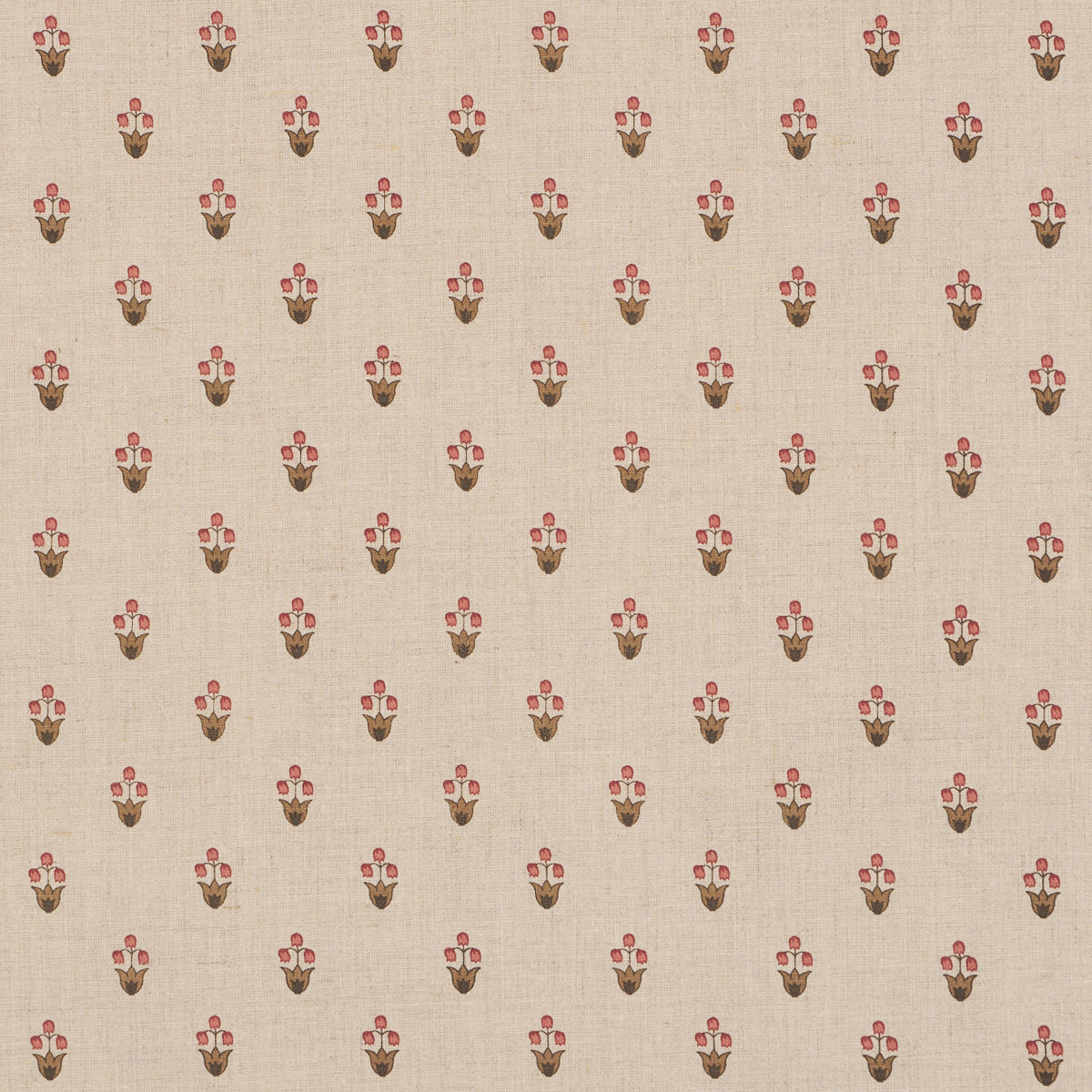 Moira Hand Print fabric in spice color - pattern number 182721 - by Schumacher in the Prairie collection