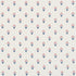 Moira Hand Print fabric in blue & red color - pattern number 182722 - by Schumacher in the Prairie collection