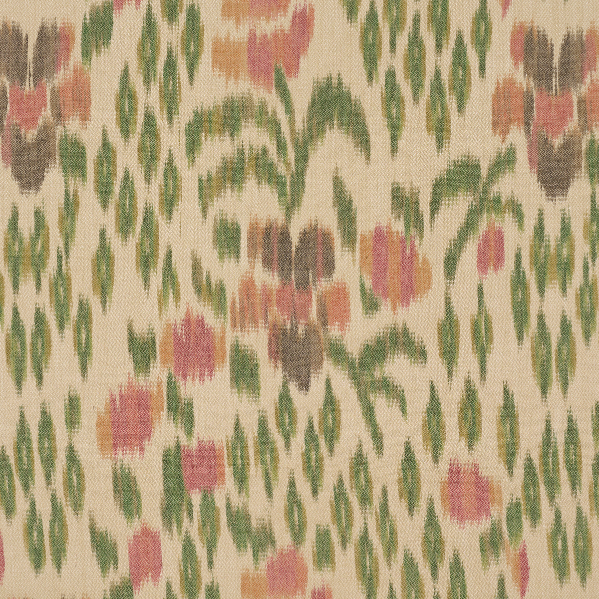 Leonora Warp Print fabric in jewel color - pattern number 182730 - by Schumacher in the Acquerello collection