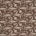 Tarot Hand Block fabric in brown color - pattern number 182760 - by Schumacher in the Drusus Tabor collection
