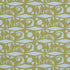 Tarot Hand Block fabric in sky & green color - pattern number 182762 - by Schumacher in the Drusus Tabor collection