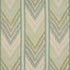 Shabba Warp Print fabric in leaf color - pattern number 182770 - by Schumacher in the True Stripes collection