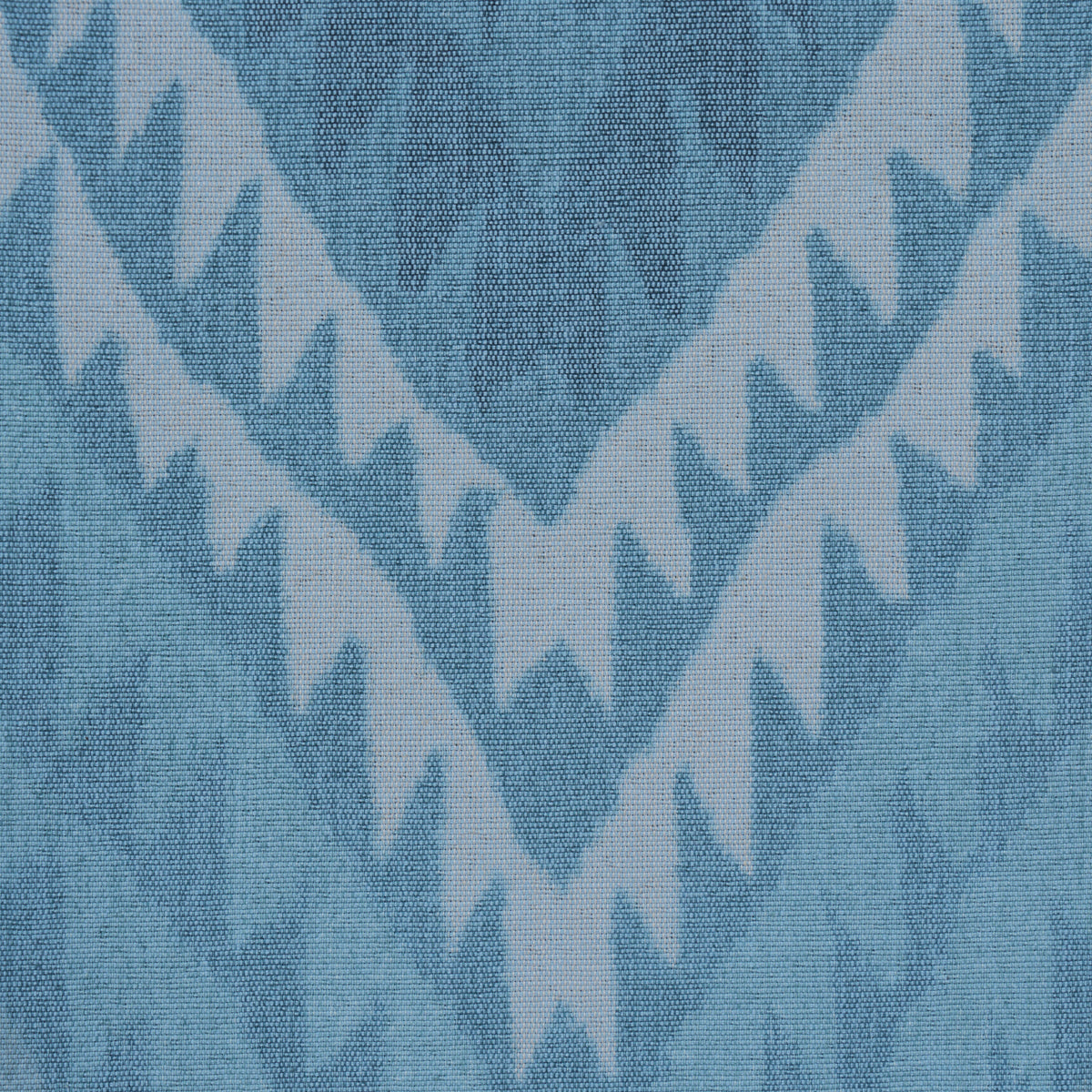 Shabba Warp Print fabric in blues color - pattern number 182771 - by Schumacher in the True Stripes collection