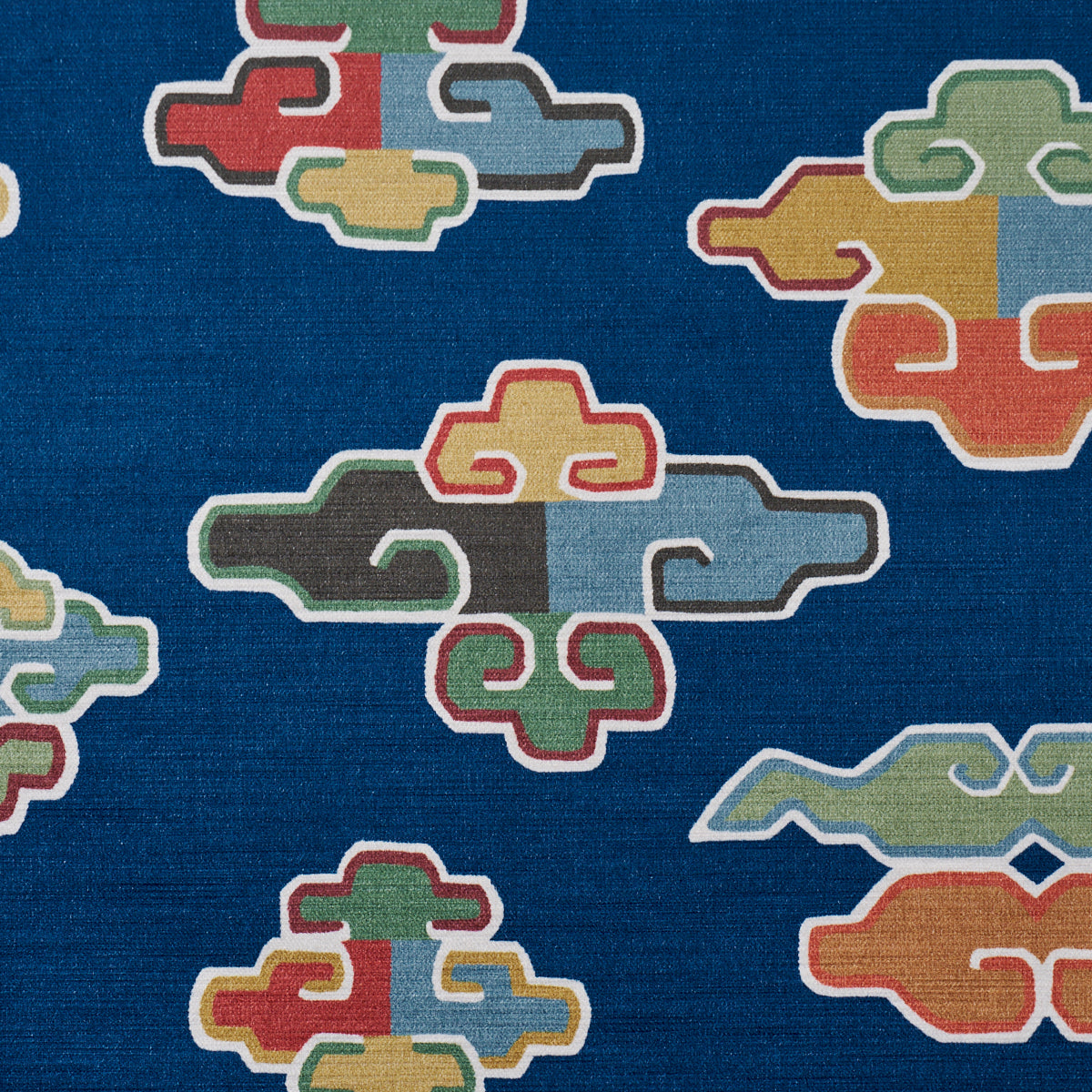 In Dreams Velvet fabric in midnight color - pattern number 182802 - by Schumacher in the Cristina Buckley collection