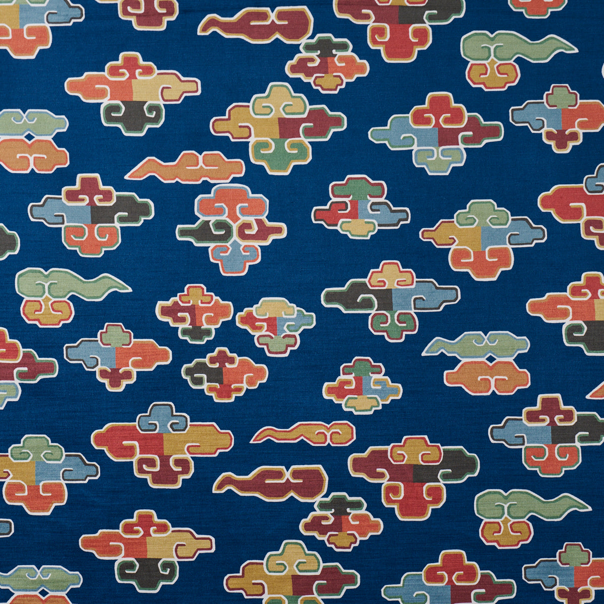 In Dreams Velvet fabric in midnight color - pattern number 182802 - by Schumacher in the Cristina Buckley collection