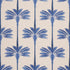 A Palm Is A Palm Print fabric in indigo palm grove color - pattern number 182822 - by Schumacher in the Johanna Ortiz collection