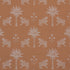 Tiger Palm Silhouette Outdoor fabric in mediterranean spice color - pattern number 182840 - by Schumacher in the Atelier Paris collection